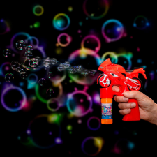  Motoros automata buborékfújó játék pisztoly  LED party kellék (BBJ) buborékfújó