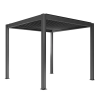  Motoros Bioklimatikus exkluzív kerti pergola / pavilon 3x3m antracit