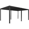 Motoros Bioklimatikus exkluzív kerti pergola / pavilon 3x6m - antracit