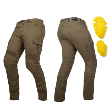  Motoros farmernadrág W-TEC Wallbridge Olive olivazöld 38 /36 motoros nadrág