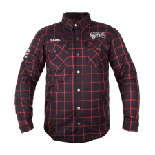  Motoros ing W-TEC Black Heart Rattlesneak 3XL fekete piros csíkkal motoros kabát