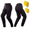  Motoros nadrág W-TEC Askew, DuPont™ Kevlar®, kivehető protektorok, AA osztályú, elasztikus derékszíj, gumírozott szegélyek fekete 38 /36