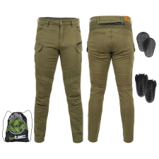  Motoros nadrág W-TEC Cargotic 6XL olivazöld motoros kabát