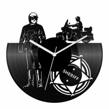  Motoros rendőr bakelit óra falióra
