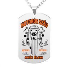  Motoros szív, motoros lélek... medál lánccal, választható több színben nyaklánc