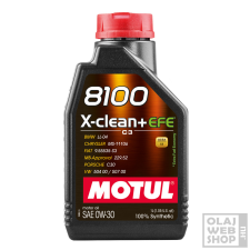 Motul 8100 X-clean+ EFE 0W-30 motorolaj 1L motorolaj