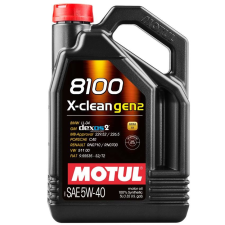 Motul 8100 X-clean GEN2 5W40 5L motorolaj