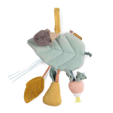 MOULIN ROTY Érzékszervi játék baba levél sündisznóval, Moulin Roty, készségfejlesztő