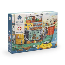  Moulin Roty - Kiskertem - Puzzle - kirakó - 200 db-os - Hajó puzzle, kirakós