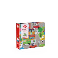 MOULIN ROTY - Vidámság - A városban puzzle - kirakó (48 db-os) puzzle, kirakós