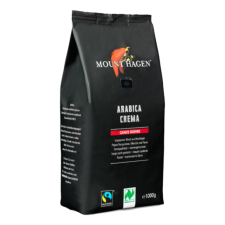 Mount Hagen bio pörkölt kávé crema, szemes - Fairtrade 1000g kávé
