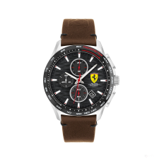 MOVADO Scuderia Ferrari Karóra Pilota Evo Chrono, Barna Bőr Szíj, 44Mm karóra