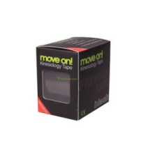 Move on! kineziológiai szalag (tape) fekete színben 1db gyógyászati segédeszköz