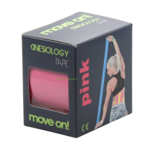  Move on! kineziológiai tapasz (tape) pink színben 1db gyógyászati segédeszköz