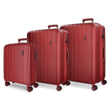 MOVOM Wood Red, luxus ABS utazótáska készlet, 75cm/65cm/55cm, 5318466 kézitáska és bőrönd
