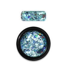 Moyra Holo glitter mix 1g No. 04. Türkiz körömdíszítő
