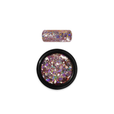Moyra Holo glitter mix 1g No. 06 Rose gold körömdíszítő