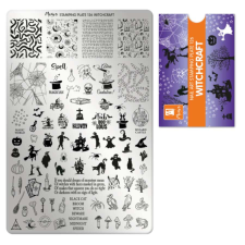 Moyra Körömnyomda lemez 126 Witchcraft körömdíszítő