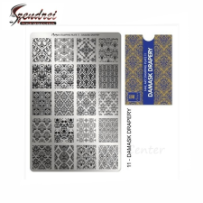 Moyra Körömnyomda lemez NO.11 Damask Drapery körömdíszítő