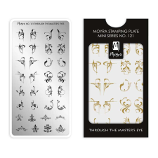 Moyra Mini nyomda lemez 121 Through the master’s eye körömdíszítő