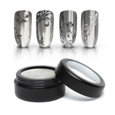Moyra Mirror Powder Ezüst 01 körömdíszítő