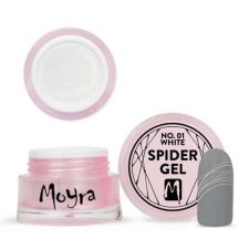 Moyra Moyra Spider gel No. 01. White műköröm zselé