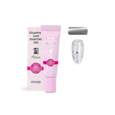  Moyra nyomda- és festőzselé  No. 08 Chrome Silver műköröm zselé