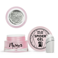 Moyra Spider Gel Zselé 5ml No.04 - Ezüst fényzselé