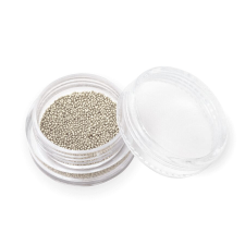Moyra szórógyöngy 0,8mm Ezüst 01 körömdíszítő