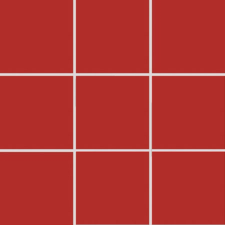  Mozaik Rako Color Two piros 10x10 cm fényes GAA0K359.1 járólap