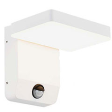  Mozgásérzékelős kültéri LED lámpa, fehér (17W) természetes fehér kültéri világítás