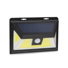  Mozgásérzékelős napelemes reflektor - 3 COB LED kültéri világítás