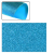 MP Csillámos dekorgumi - világoskék 40cm x 60cm