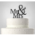  Mr & Mrs, esküvői tortadísz