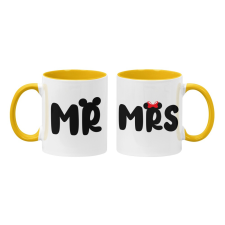  MR &amp; MRS - Páros Színes Bögre (2db) bögrék, csészék