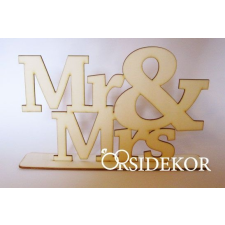  Mr &amp; Mrs tábla dekorációs kellék