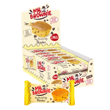  Mr. Brownie blondies belga csokoládé darabokkal - 50g csokoládé és édesség