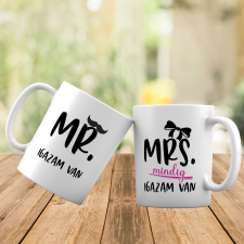  Mr. és Mrs. páros bögre - Páros ajándék Valentin napra bögrék, csészék