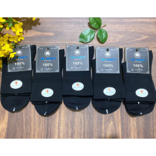 MR Pamut gumi nélküli zokni fekete szin férfi zokni