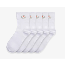 MR Pamut Mr.Pamut gumi nélküli férfi zokni fehér, 5 db-os csomagban, 43-46 férfi zokni