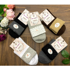 MR Pamut női gumi nélküli zokni 5 pár/cs