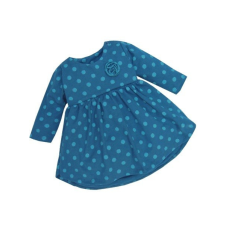 MROFI Kislányruha - Kék/zöld pöttyös rózsával 74 lányka ruha