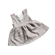 MROFI Ujjatlan Kislányruha - Leopárd mintával 74