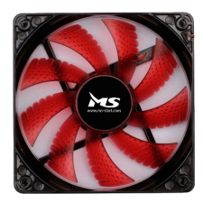 MS Ventilátor, Freeze L120, 12 cm, fekete - piros (MSC30009) - Ventilátor hűtés