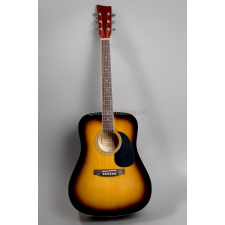MSA sunburst westerngitár ajándék hangológéppel gitár és basszusgitár