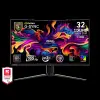 MSI 31,5"  MAG 321CUP monitor (QD-OLED, UHD 3840x2160, 165Hz, 0,03ms, DP+HDMI+USB-C, 1700R, fekete)