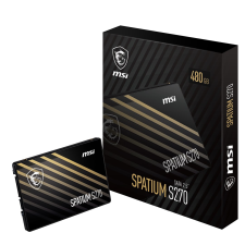 MSI 480GB SPATIUM S270 2.5" SATA3 SSD (S78-440E350-P83) merevlemez
