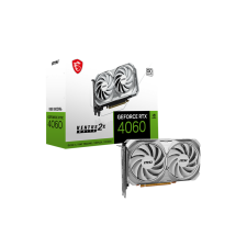 MSI GeForce RTX 4060 8GB GDDR6 Ventus 2X White 8G OC Videókártya (RTX 4060 VENTUS 2X WHITE 8GB OC) videókártya