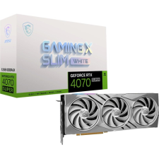 MSI GeForce RTX 4070 SUPER 12GB GAMING X SLIM WHITE videokártya (RTX 4070 SUPER 12G GAMING X SLIM WHITE) videókártya