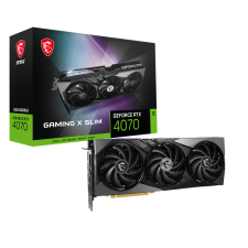 MSI RTX4070 12GB GDDR6X Gaming X Slim Videókártya (V513-251R) videókártya